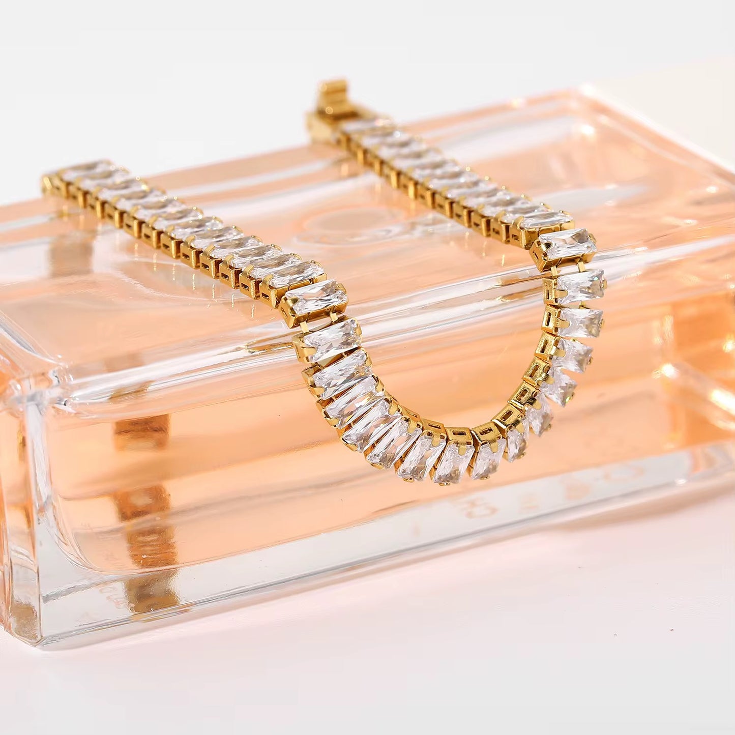 Luxe Baguette Tennis Bracelet