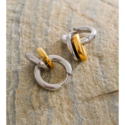 Intertwined Hoop Earrings