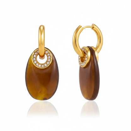 Marbella Stone Drop Earrings
