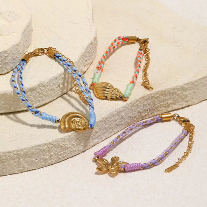 Coastal Charm Braided Bracelets