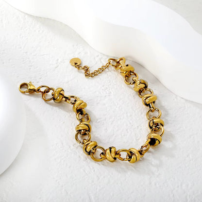 Chunky Knot Link Bracelet