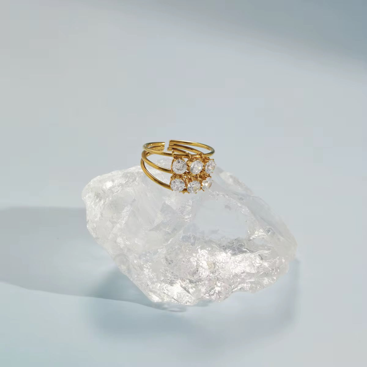 Celeste Crown Adjustable Ring