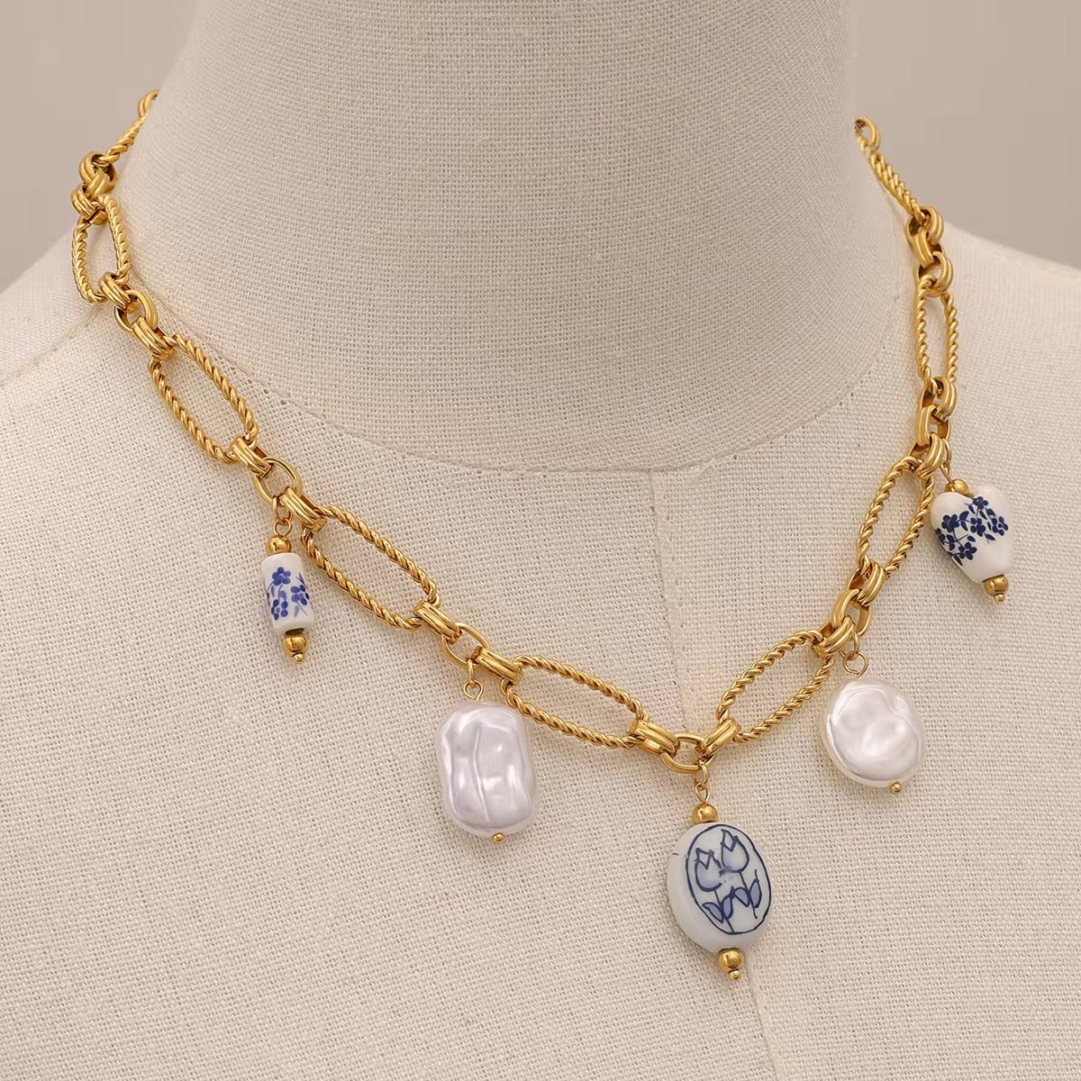 Vintage Charm Chain Necklace