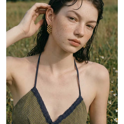 Luxe Link Statement Gold Earring