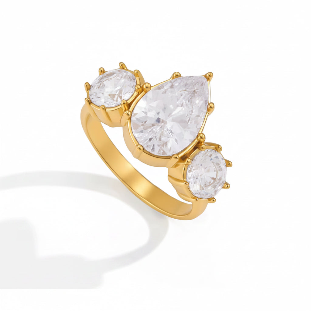 Aurora Luxe Crystal Ring Collection