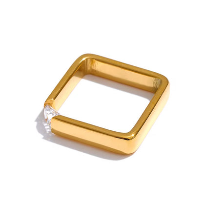 Aura Square Crystal Ring
