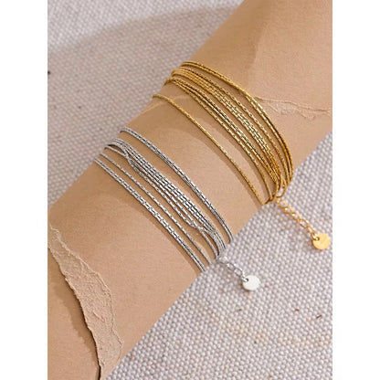 Luxury Multi-Layer Gold Chain Bracelet