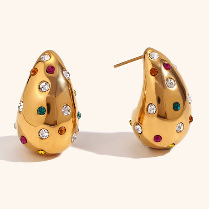Bold Dome Statement Earrings