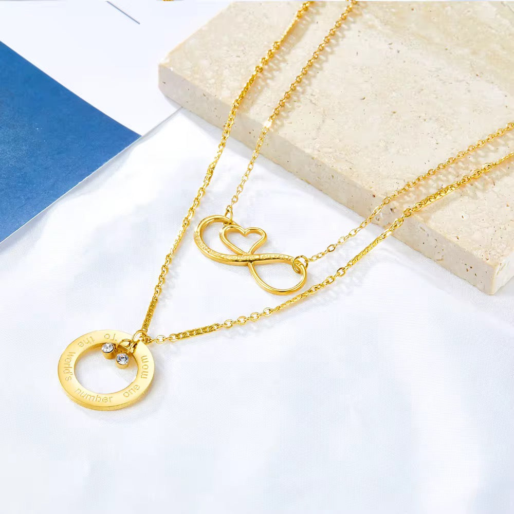 Infinity Love Layered Necklace