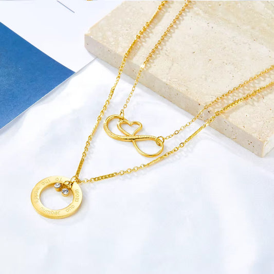 Infinity Love Layered Necklace