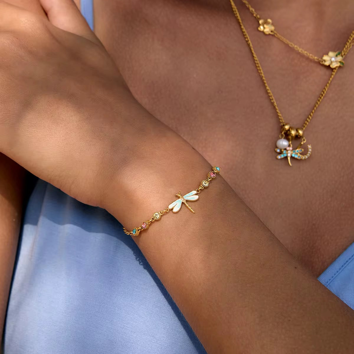Celestia Dragonfly Jewelry Set