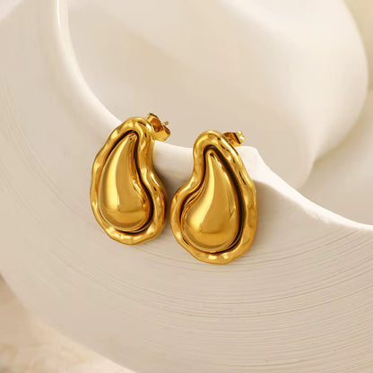 Sculpted Teardrop Earrings