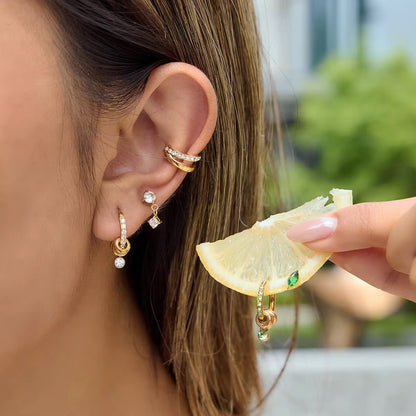 Luna Knot Hoop Earrings