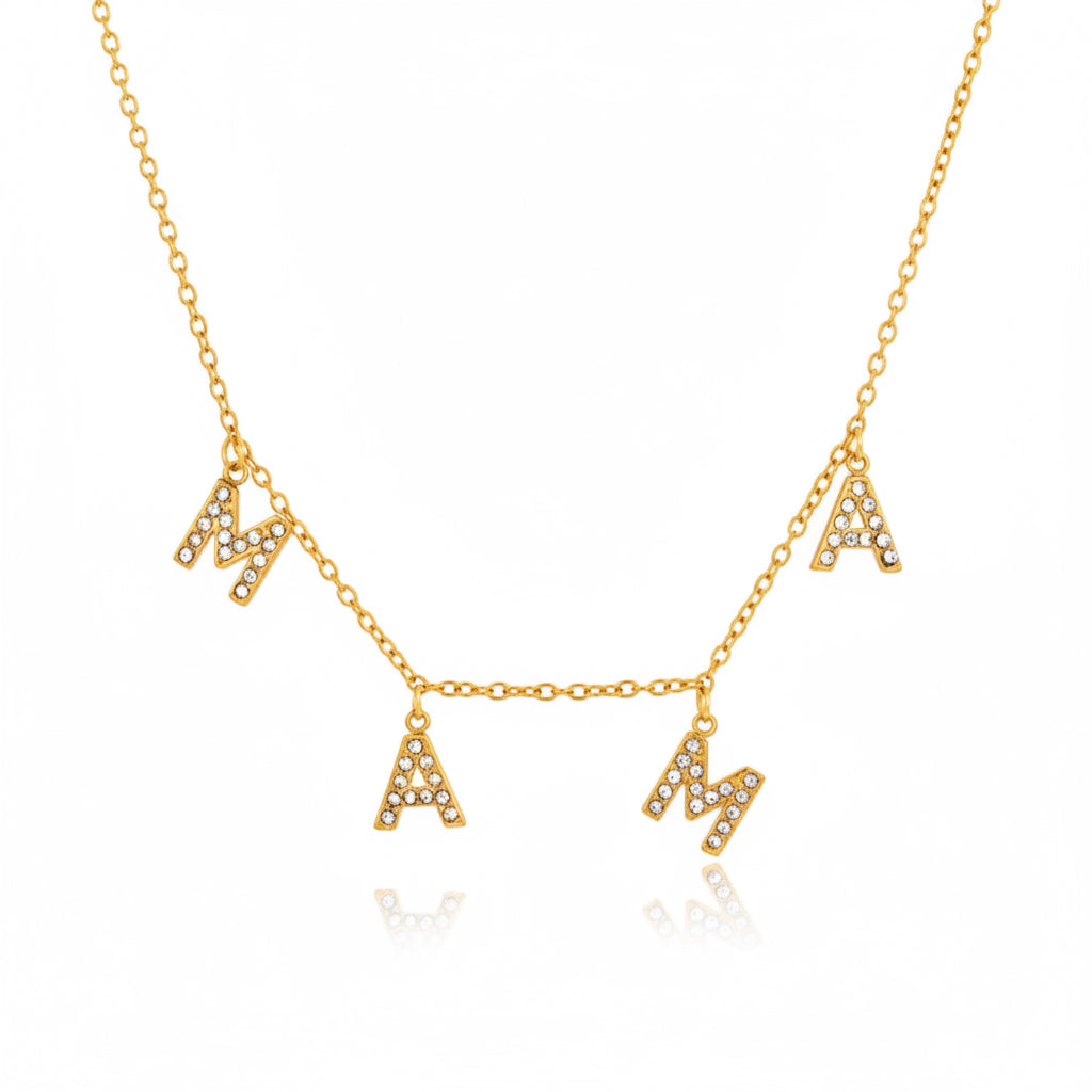Blush Crystal Layered Necklace