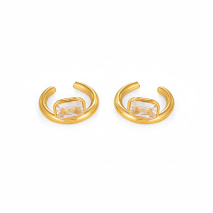Celeste Crystal Duo Earrings Set