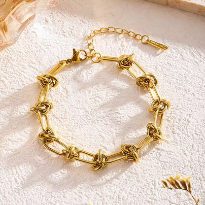 Knot Link Chain Bracelet
