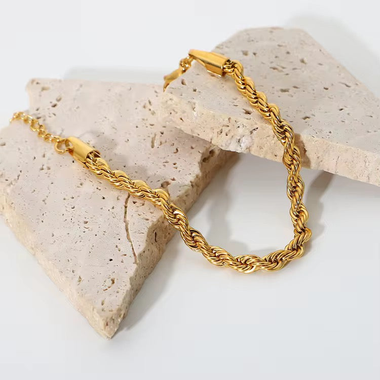 Classic Rope Chain Bracelet