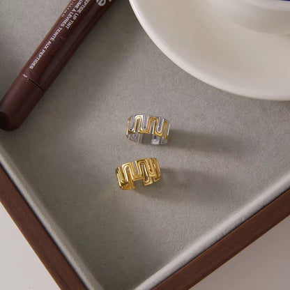Maze Luxe Statement Ring