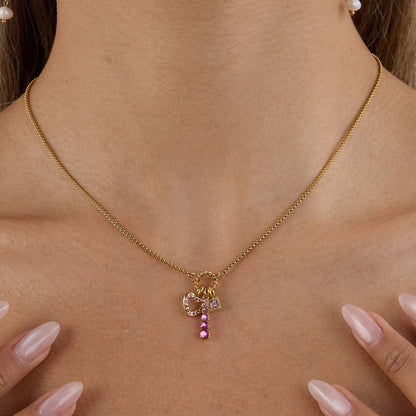 Blush Charm Necklace