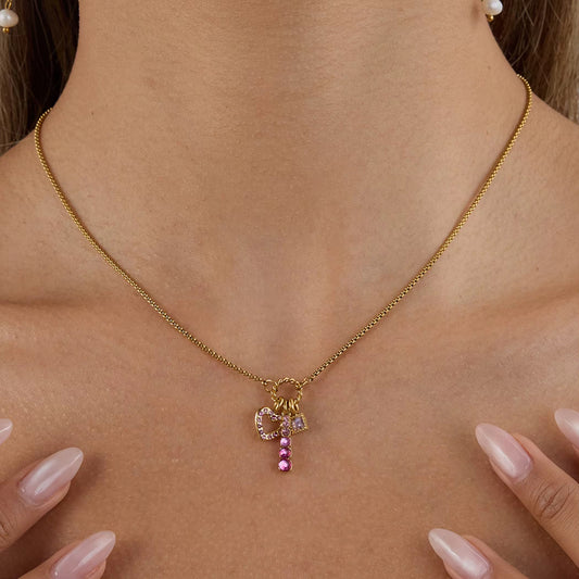 Blush Charm Necklace