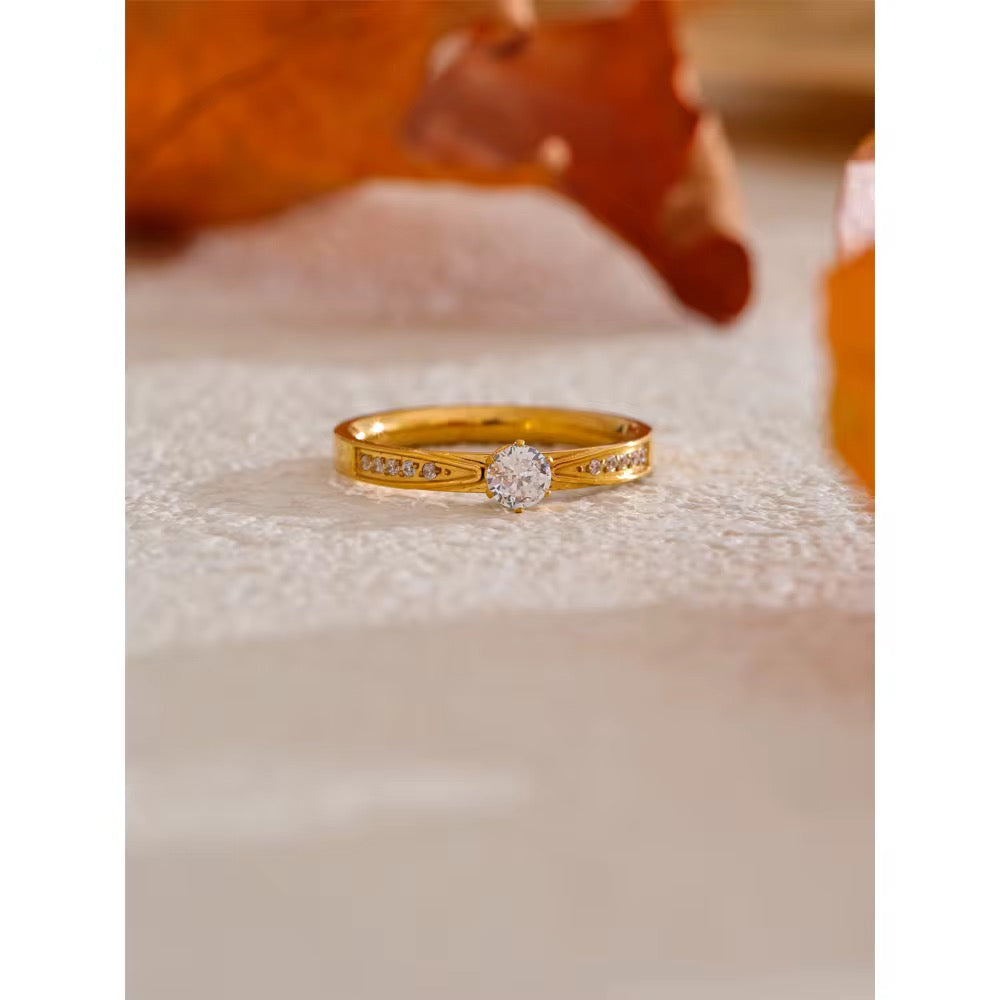Celeste Solitaire Ring