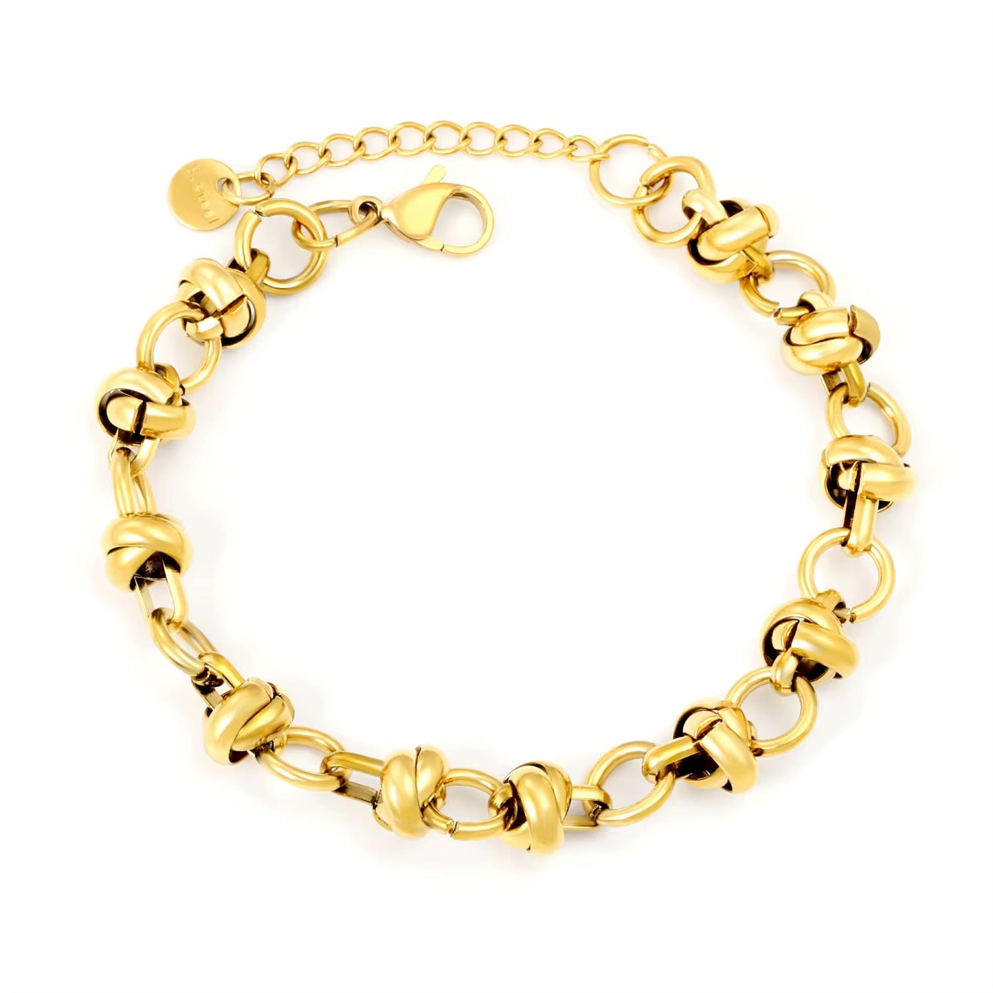 Chunky Knot Link Bracelet