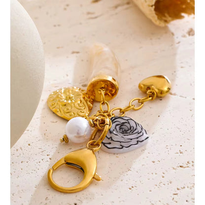Golden Charm Luxe Keychain