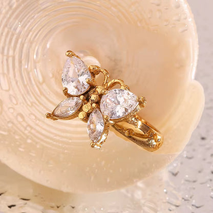 Luxury Butterfly Zircon Statement