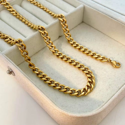 Cuban Link Chain Set