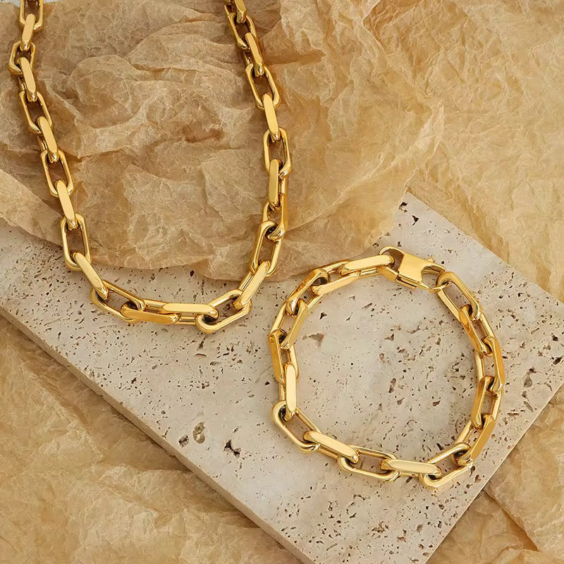 Rectangular Link Bracelet