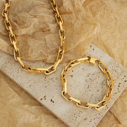 Rectangular Link Bracelet