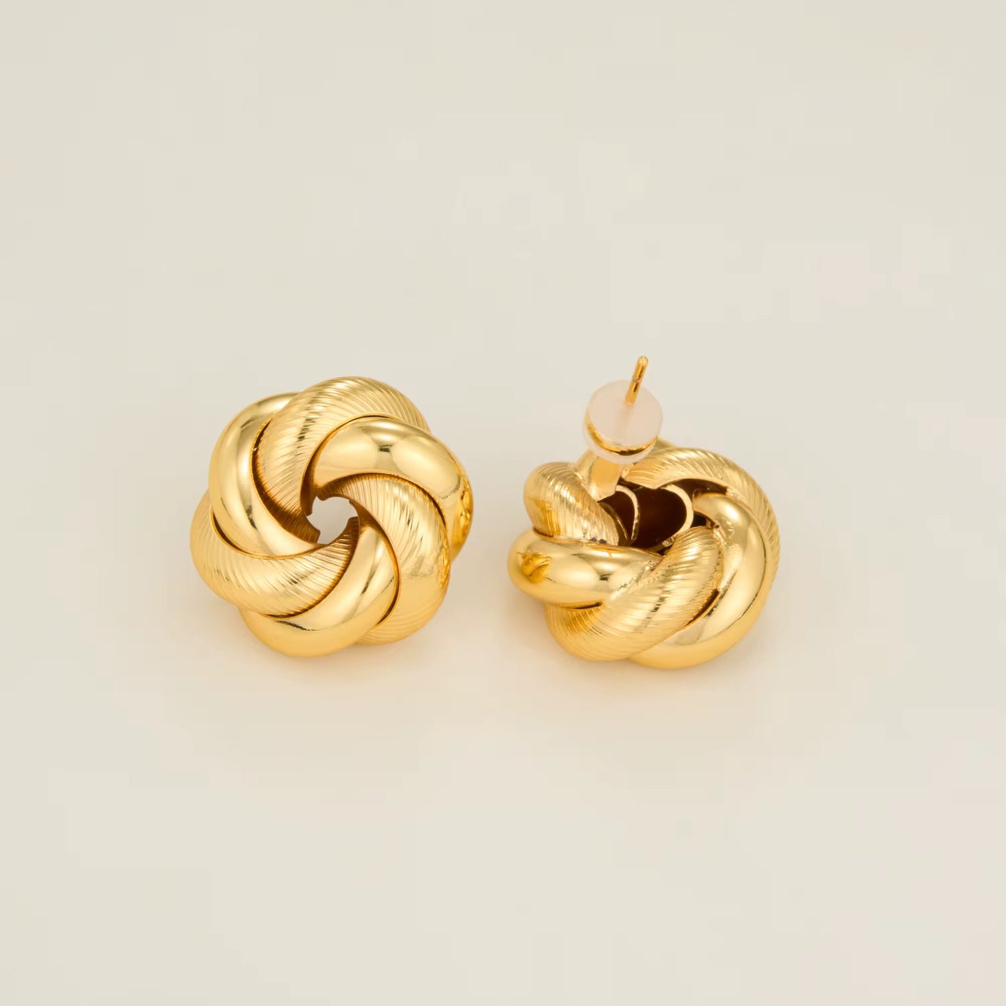 Golden Knot Earrings