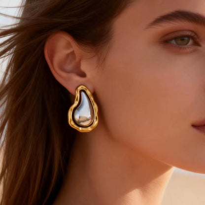 Sculpted Teardrop Earrings