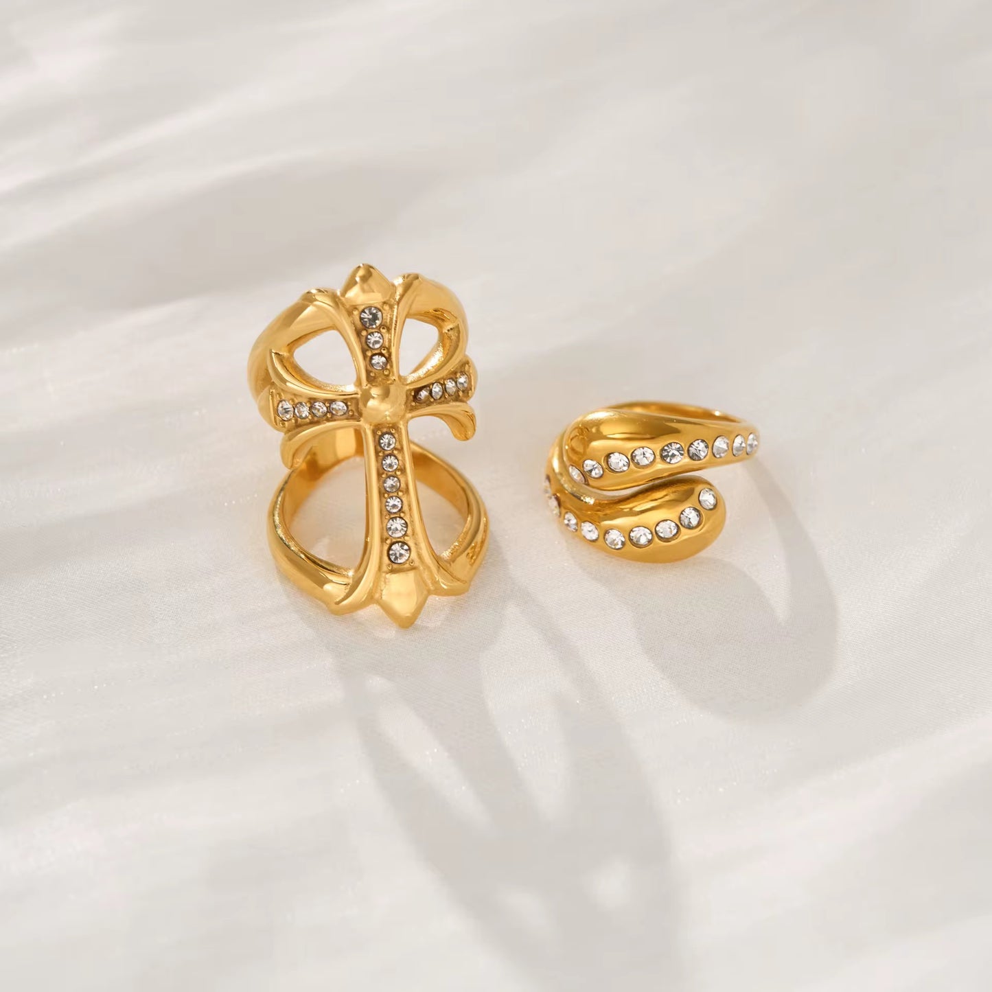 Divine Cross Statement Ring