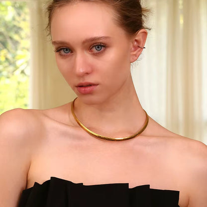 Minimal Snake Chain Necklace