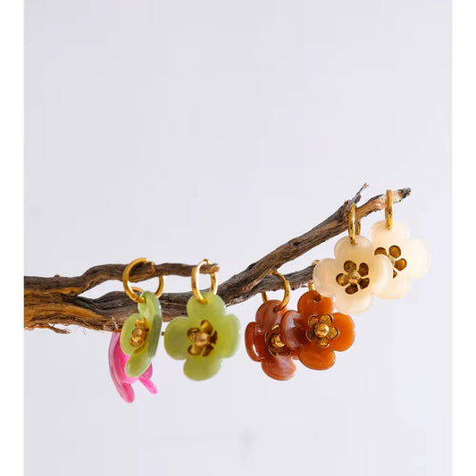 Floral Drop Earrings
