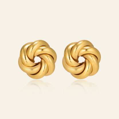 Golden Knot Earrings