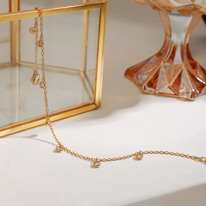 Crystal Charm Anklet