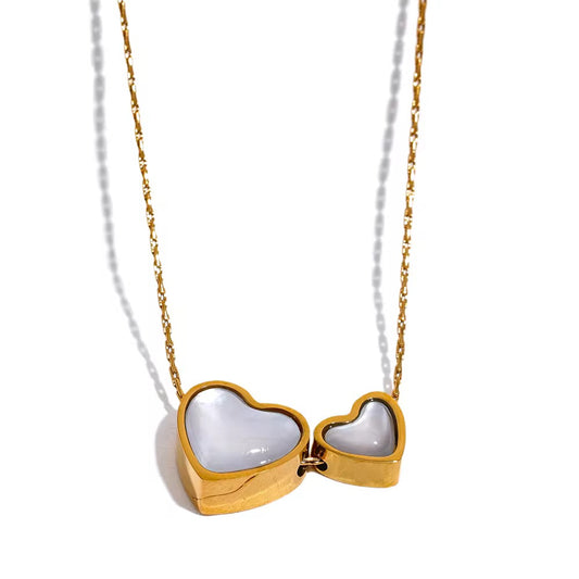 Amora Double Heart Necklace