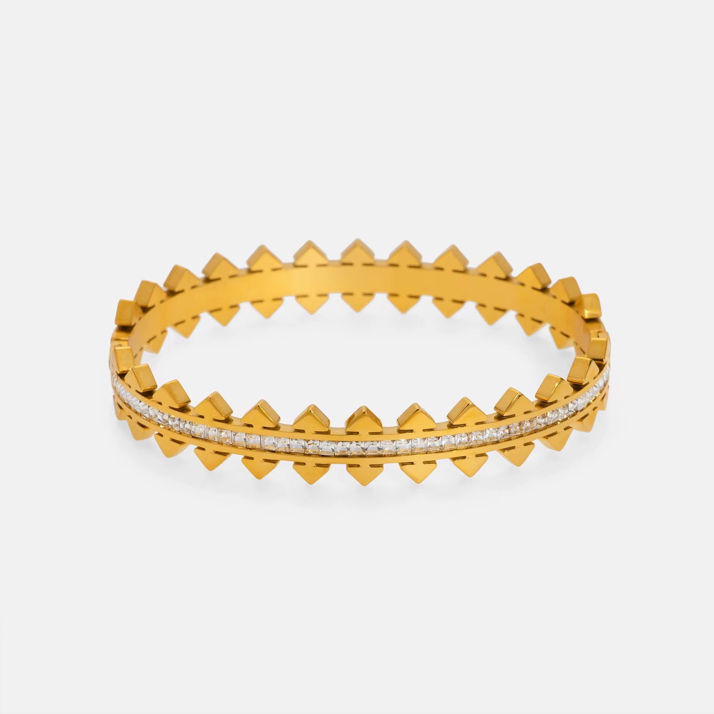 Edge Luxe Spike Bangle