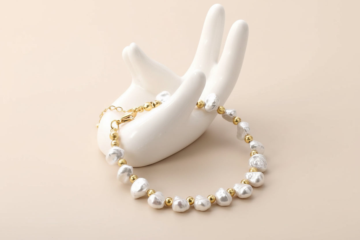 Irregular Pearl Bracelet
