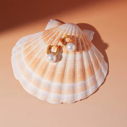 Luxe Pearl Crystal Earrings