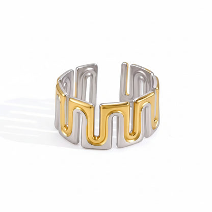 Maze Luxe Statement Ring