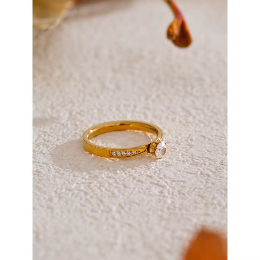 Celeste Solitaire Ring