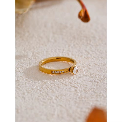 Celeste Solitaire Ring