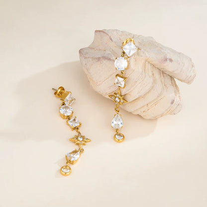 Celestial Drop Statement Earrings