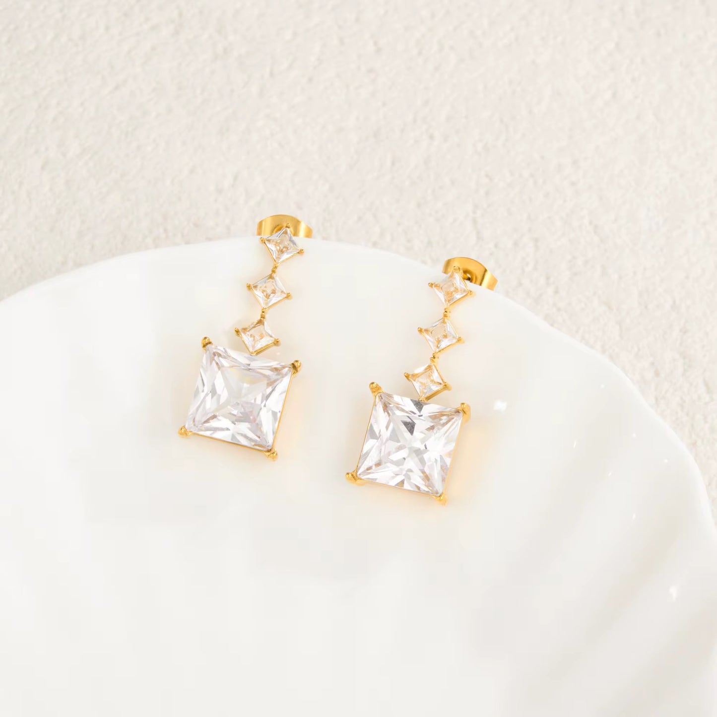 Royal Crystal Drop Earrings