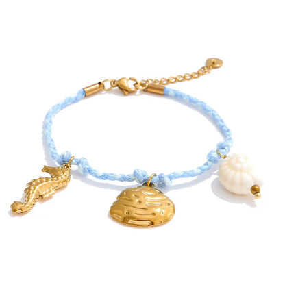 Ocean Charm Rope Bracelets