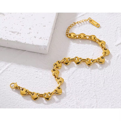 Mini Heart Link Bracelet