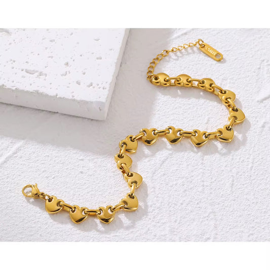 Mini Heart Link Bracelet